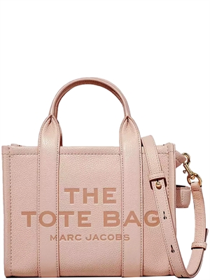 Marc Jacobs The Leather Mini Tote Bag, Rose